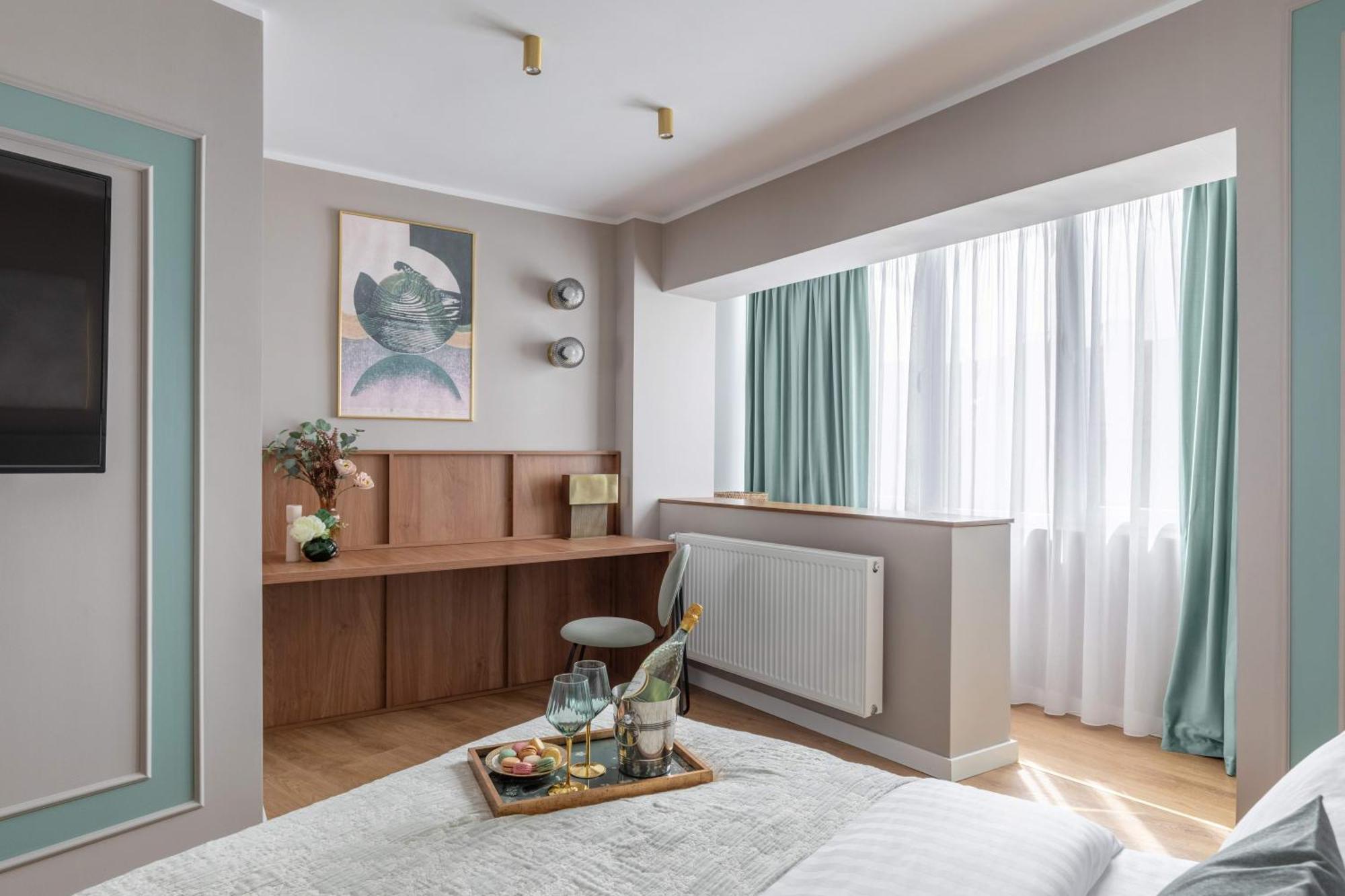 Holt - Sublime Minty Green 1Br On The Park Bukarest Exterior foto
