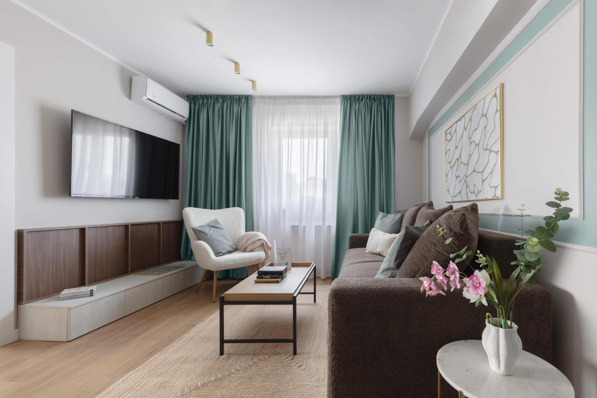 Holt - Sublime Minty Green 1Br On The Park Bukarest Exterior foto
