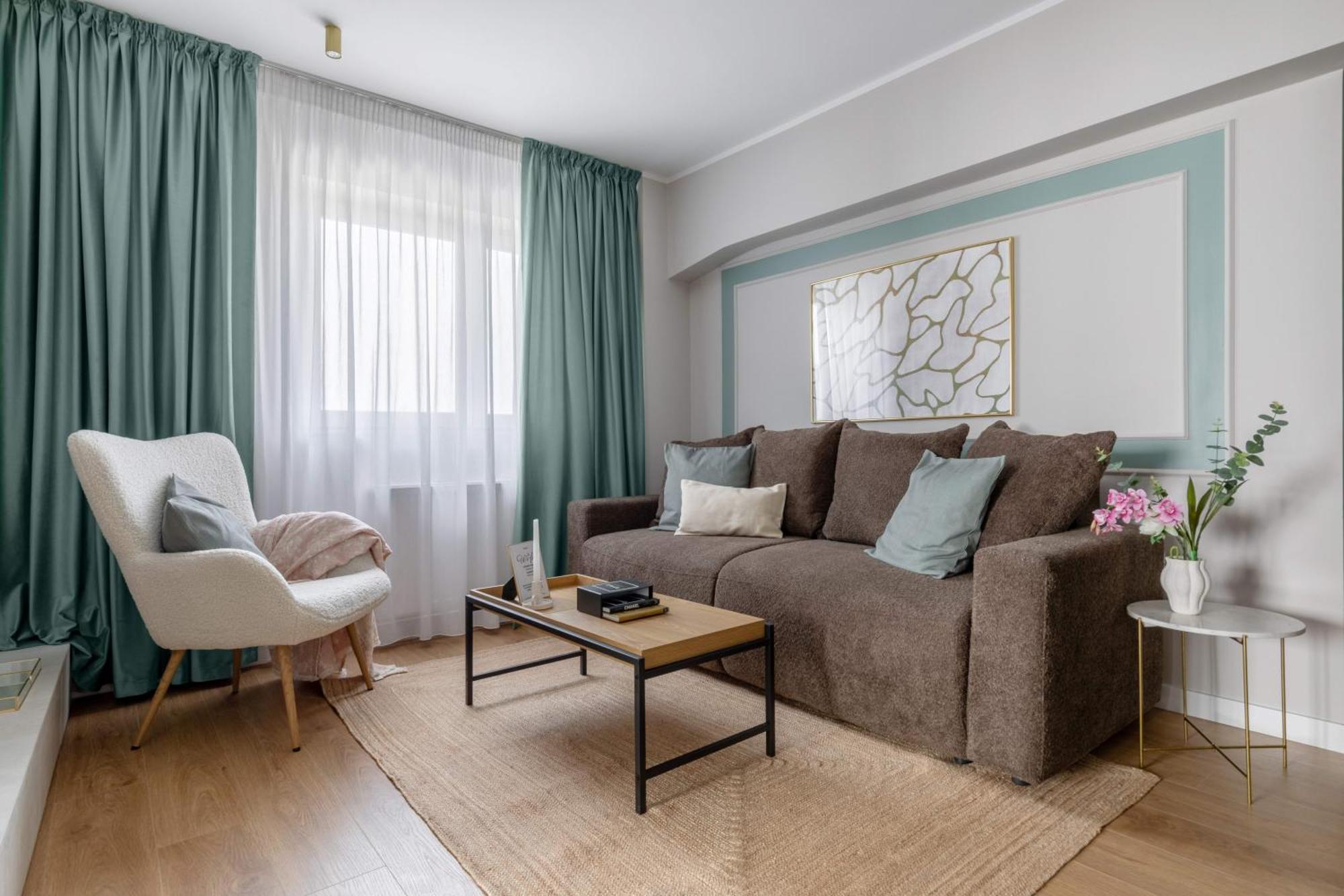 Holt - Sublime Minty Green 1Br On The Park Bukarest Exterior foto